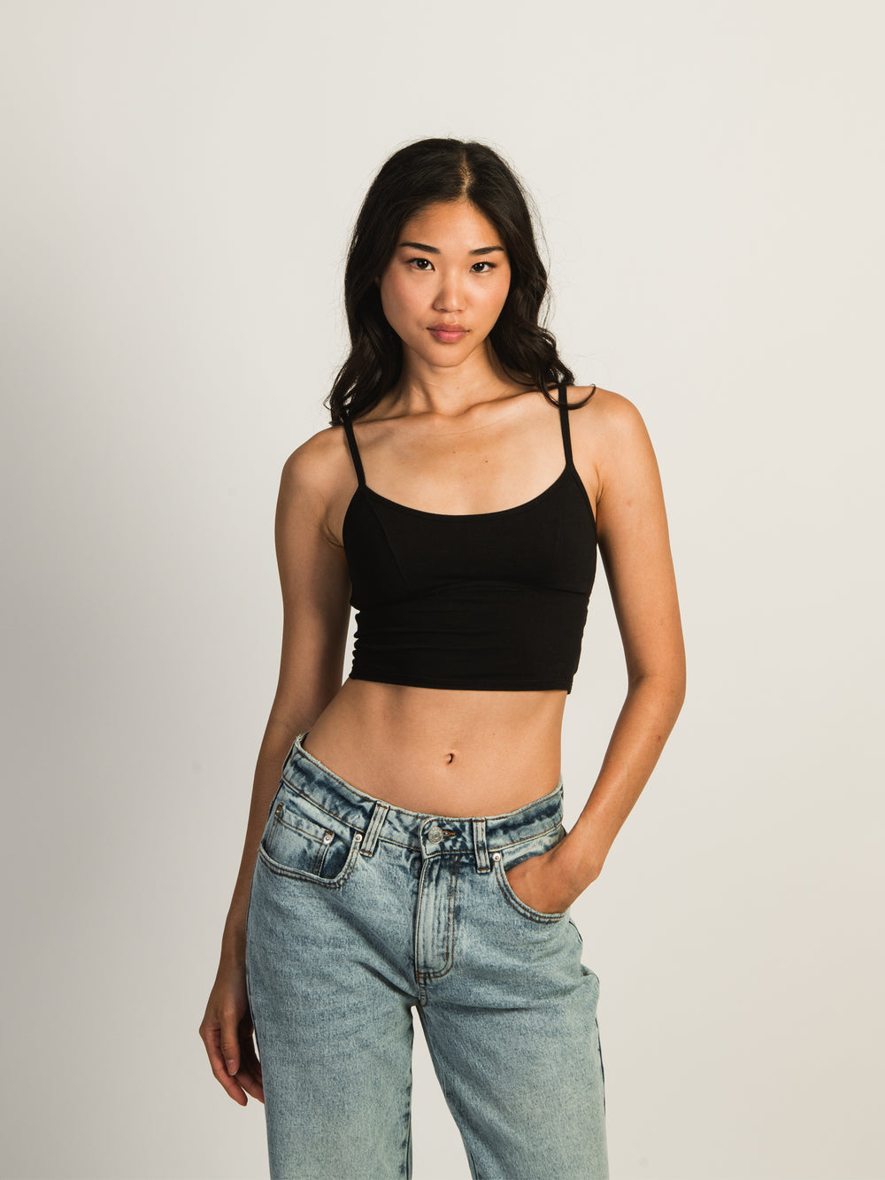 HARLOW TANKETTE - BLACK - CLEARANCE