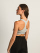 HARLOW HARLOW RACERBACK MELANGE BRALETTE - HEATHER GREY - Boathouse