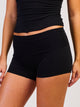 HARLOW HARLOW SCULPT FOLDOVER SHORT - BLACK - Boathouse