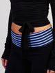 HARLOW SCULPT WRAP TOP - BLACK