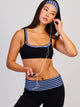 HARLOW SCULPT LAYERED BRA - BLACK