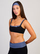 HARLOW SCULPT LAYERED BRA - BLACK