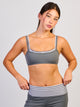 SOUTIEN-GORGE SCULPT À SUPERPOSITION HARLOW - CHARBON