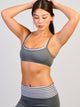 SOUTIEN-GORGE SCULPT À SUPERPOSITION HARLOW - CHARBON