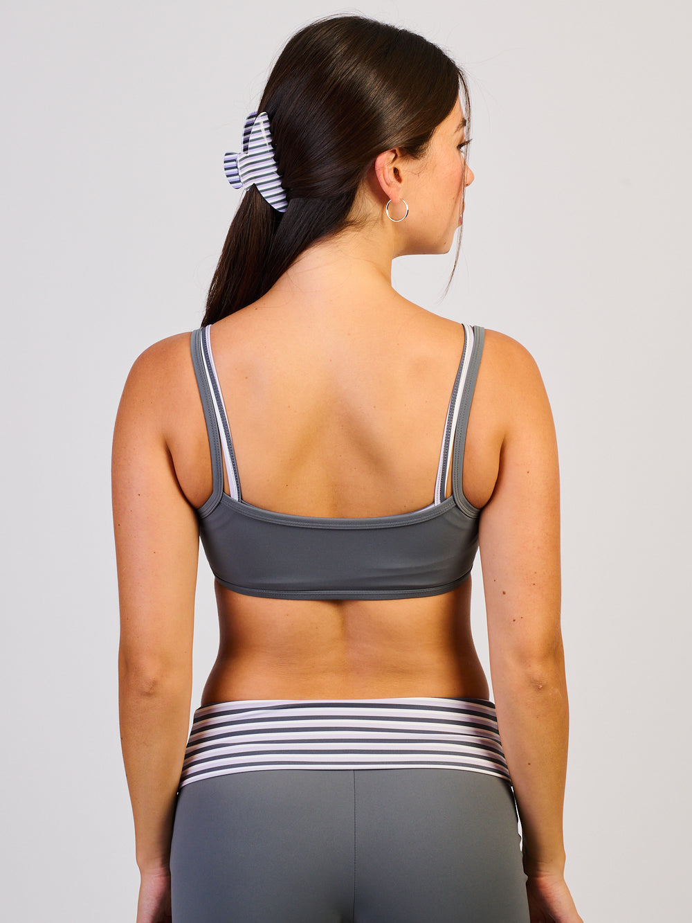 SOUTIEN-GORGE SCULPT À SUPERPOSITION HARLOW - CHARBON