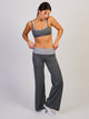 HARLOW HARLOW SCULPT FOLDOVER PANT - CHARCOAL - Boathouse
