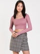 HARLOW HARLOW BECKY SQUARE NECK LONG SLEEVE - CLEARANCE - Boathouse