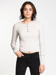 HARLOW WOMENS CICI HENLEY - OATMEAL - CLEARANCE - Boathouse