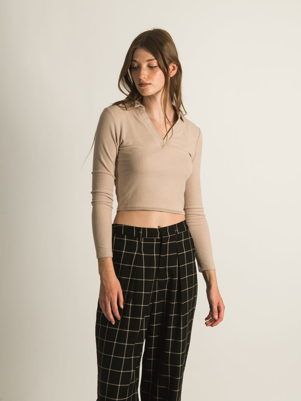 HARLOW NAOMI NOTCH POLO - CLEARANCE