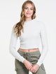 HARLOW HARLOW WAFFLE MOCK NECK - CLEARANCE - Boathouse