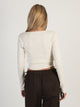 HARLOW HARLOW SQUARE NECK LONGSLEEVE - CREAM - CLEARANCE - Boathouse