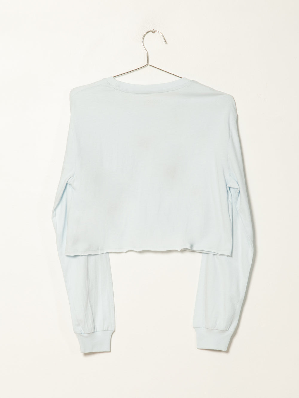 HARLOW AMBER CROPPED EMBROIDERED CREWNECK SWEATER - CLEARANCE