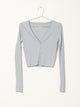 HARLOW HARLOW BIANCA RIB BUTTON UP - CLEARANCE - Boathouse