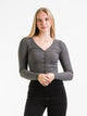 HARLOW HARLOW BIANCA RIB BUTTON UP - CLEARANCE - Boathouse