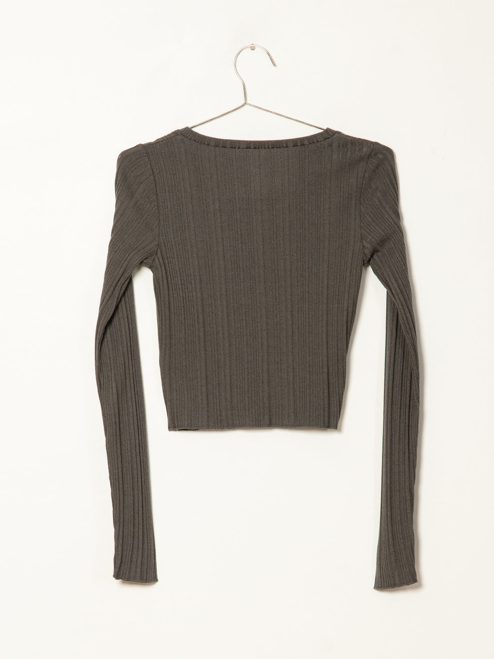 HARLOW BIANCA RIB BUTTON UP - CLEARANCE