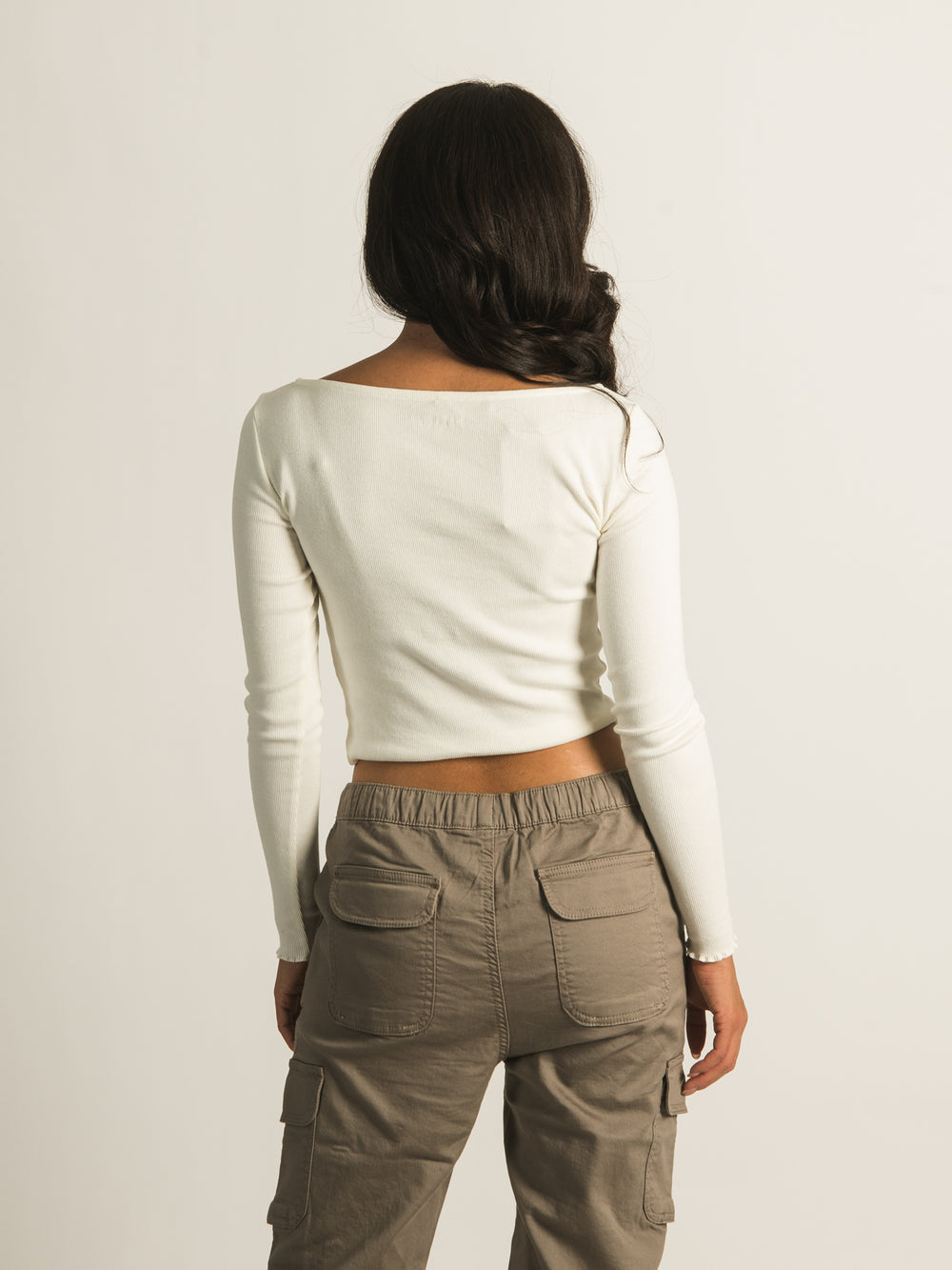 HARLOW KYLIE LONG SLEEVE VNECK - CLEARANCE