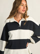 HARLOW HARLOW RORY RUGBY LONG SLEEVE - NAVY - Boathouse
