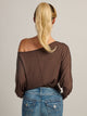 HARLOW HARLOW SAMI SLOUCH LONG SLEEVE -BROWN - Boathouse