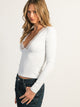 HARLOW HARLOW PARTY EVELYN LACE LONGSLEEVE - WHITE - Boathouse