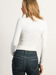 HARLOW HARLOW PARTY EVELYN LACE LONGSLEEVE - WHITE - Boathouse