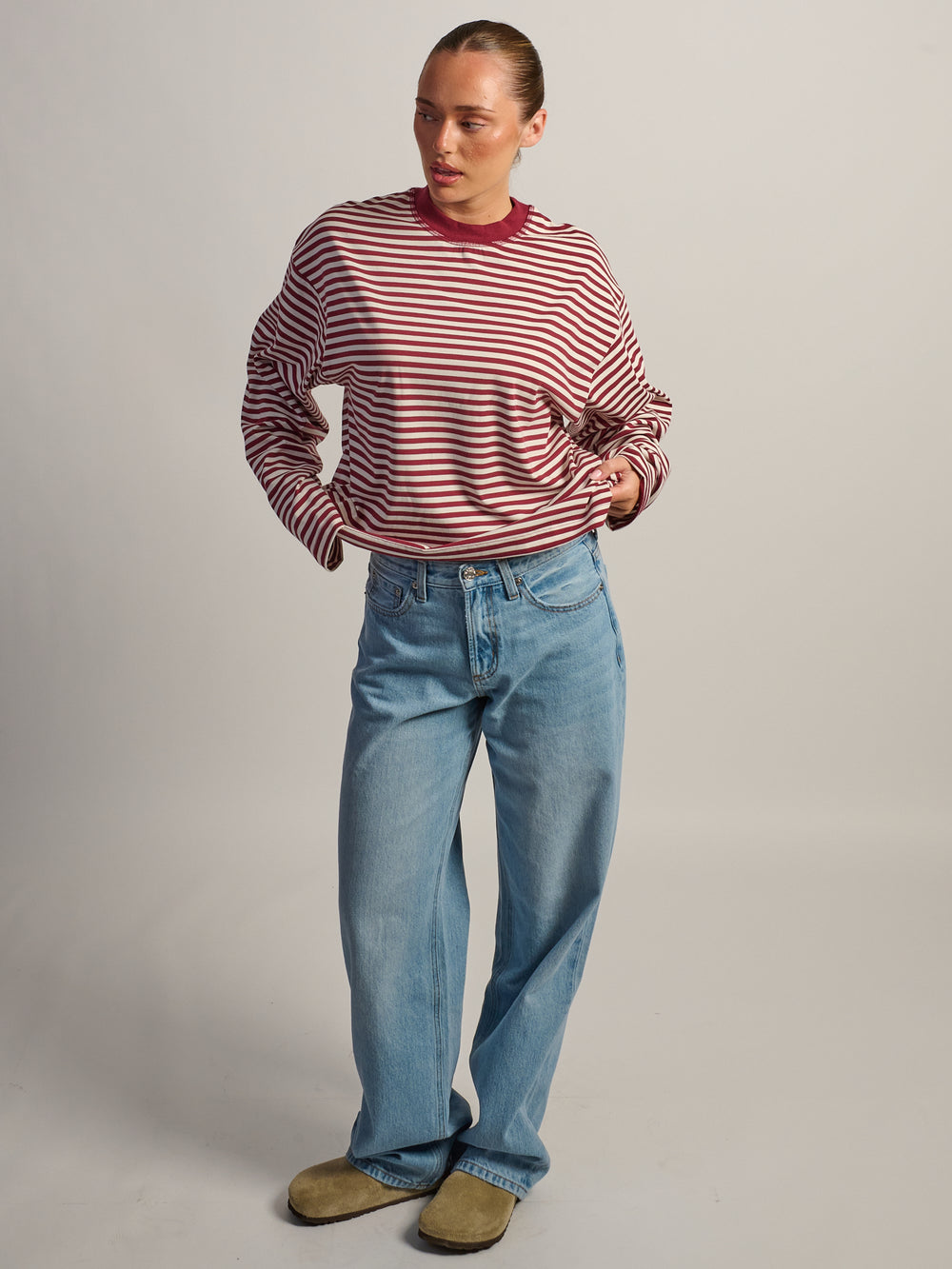 HARLOW LOLA LONG SLEEVE - BORDEAUX