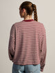 HARLOW HARLOW LOLA LONG SLEEVE - BURGUNDY - Boathouse