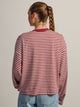 HARLOW HARLOW LOLA LONG SLEEVE - BURGUNDY - Boathouse