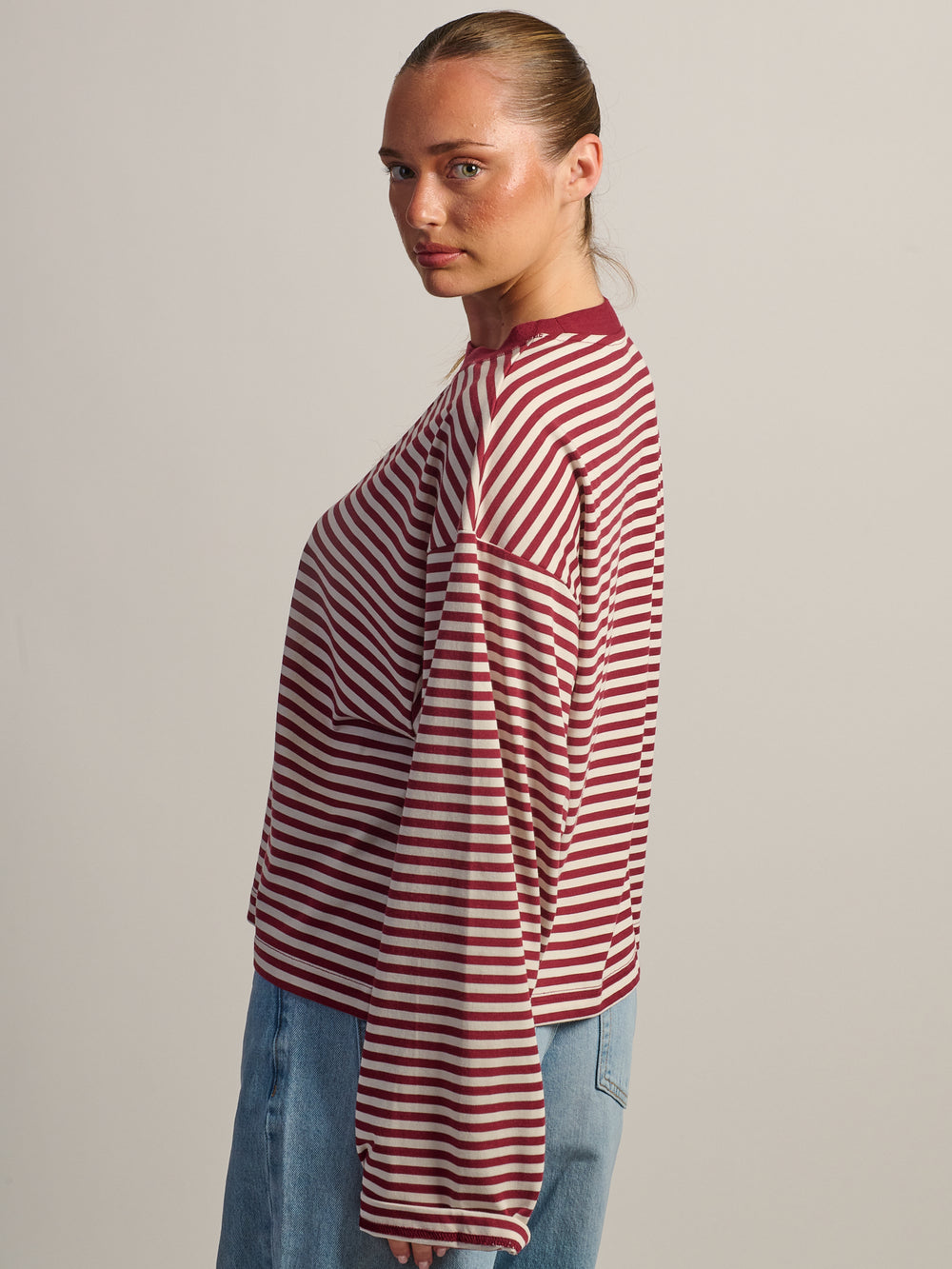 HARLOW LOLA LONG SLEEVE - BORDEAUX