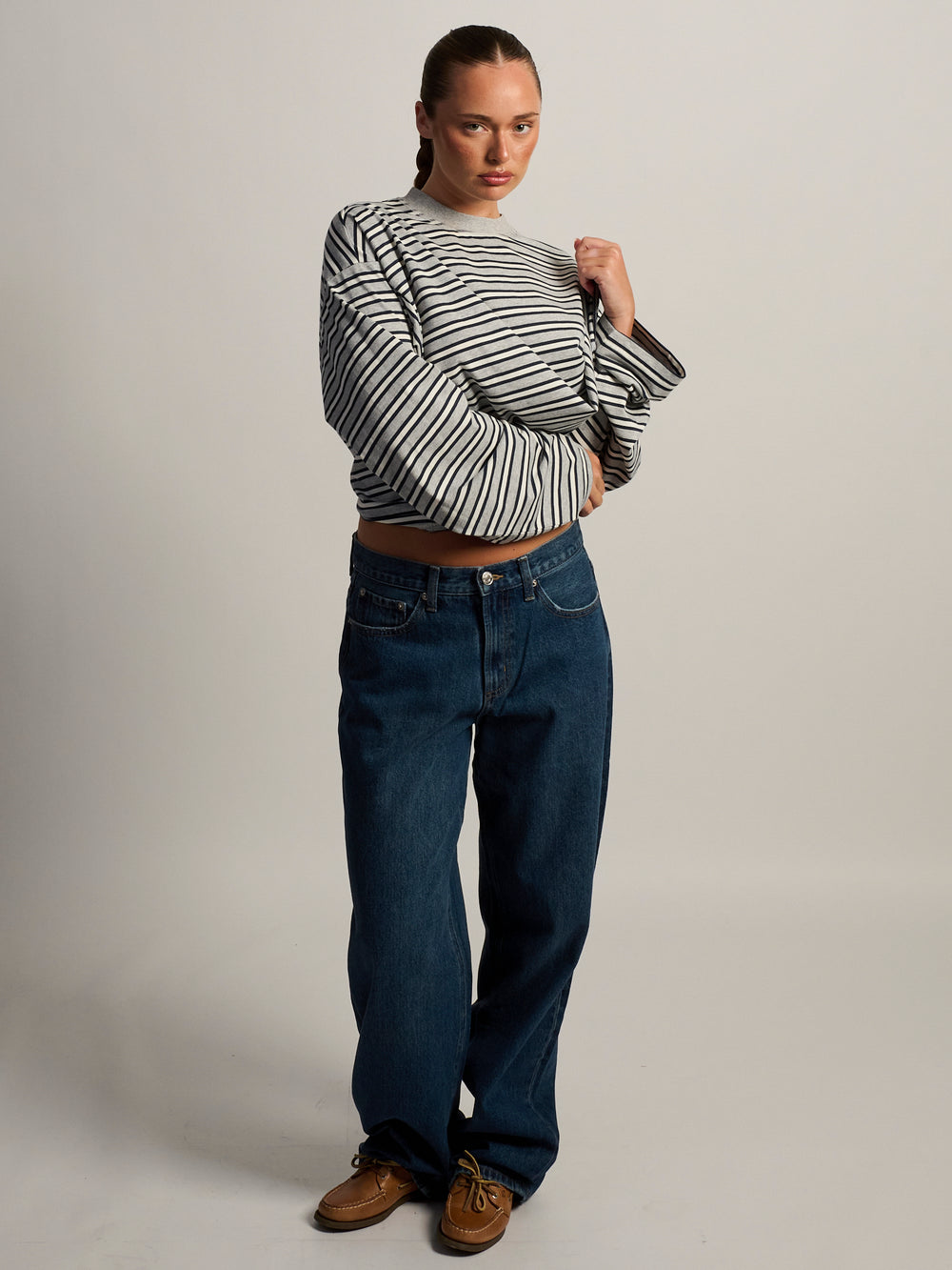 HARLOW LOLA LONG SLEEVE - NAVY