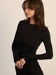 HARLOW HARLOW GIA LONGSLEEVE - BLACK - Boathouse