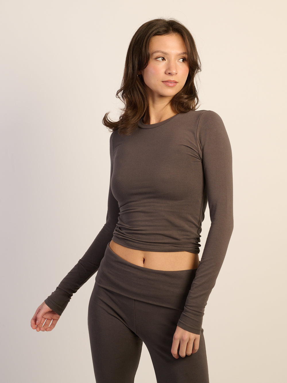 HARLOW GIA LONGSLEEVE - CHARCOAL