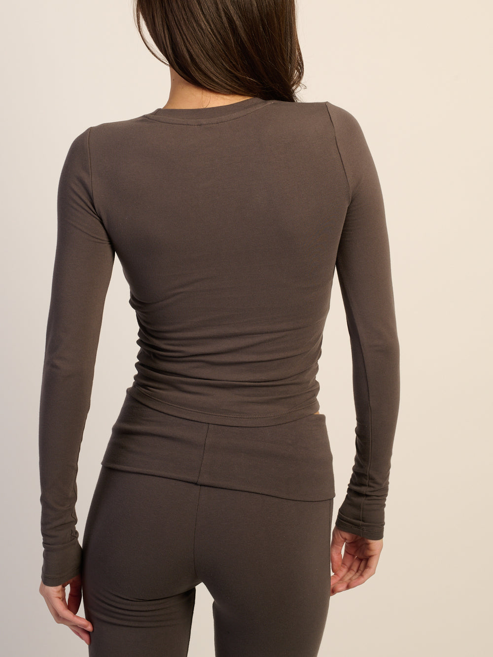 HARLOW GIA LONGSLEEVE - CHARCOAL