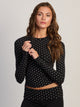 HARLOW KATIE T-SHIRT À MANCHES LONGUES - NOIR/BLANC