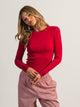HARLOW HARLOW ESSENTIAL CREWNECK LONGSLEEVE - PORT - Boathouse
