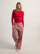 HARLOW HARLOW ESSENTIAL CREWNECK LONGSLEEVE - PORT - Boathouse