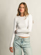 HARLOW HARLOW ESSENTIAL LONG SLEEVE CREWNECK - Boathouse