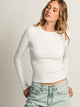 HARLOW HARLOW ESSENTIAL LONG SLEEVE CREWNECK - Boathouse