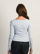 HARLOW HARLOW ESSENTIAL LONG SLEEVE SCOOPNECK - PERIWINKLE - Boathouse