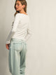 HARLOW HARLOW ESSENTIAL LONG SLEEVE SCOOPNECK - CLOUD - Boathouse