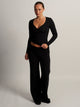 HARLOW HARLOW GIA HENLEY LONG SLEEVE - BLACK - Boathouse