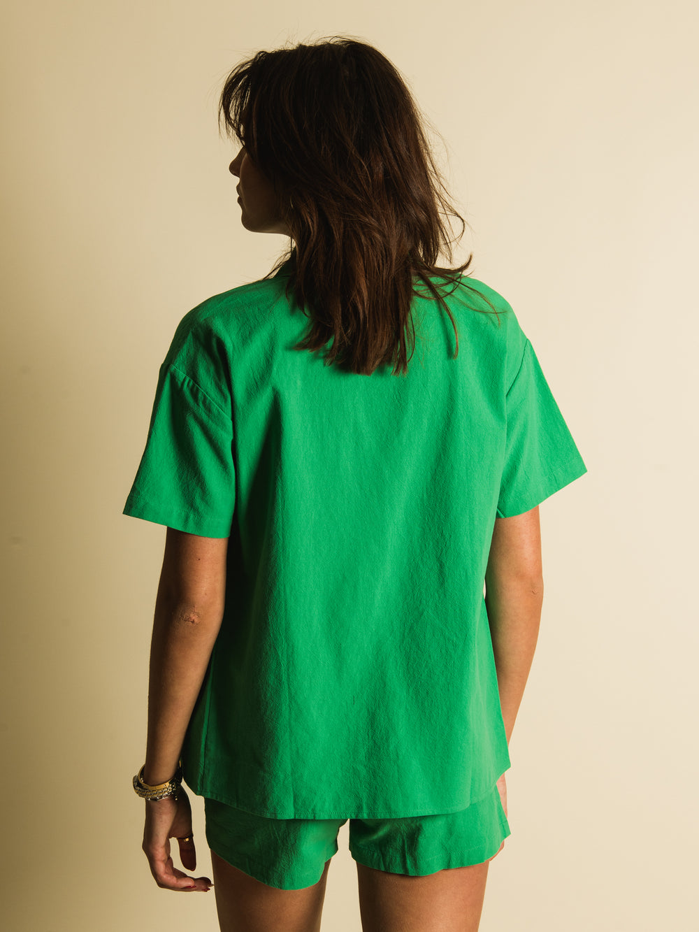 HARLOW CRINKLE BUTTON UP - CLEARANCE