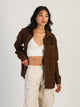 HARLOW HARLOW CHRISSY CORD SHIRT - COGNAC - CLEARANCE - Boathouse