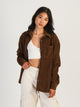 HARLOW HARLOW CHRISSY CORD SHIRT - COGNAC - CLEARANCE - Boathouse