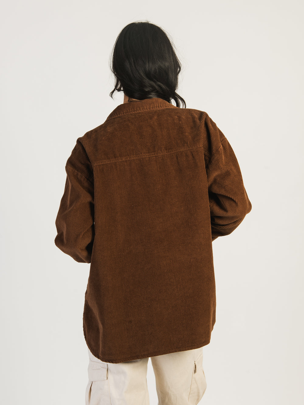 HARLOW HARLOW CHRISSY CORD SHIRT - COGNAC - CLEARANCE - Boathouse