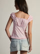 HARLOW HARLOW EMILY TOP - BABY PNK - Boathouse