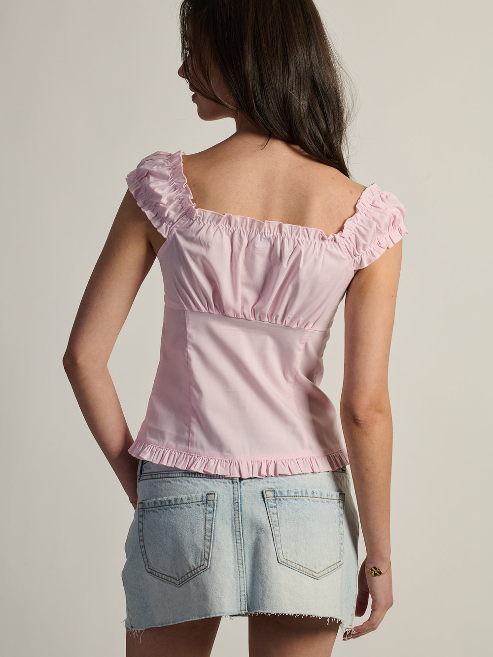 HARLOW EMILY TOP - BABY PNK
