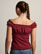 HARLOW HARLOW EMILY TOP - BURGUNDY - Boathouse