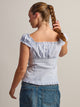 HARLOW HARLOW EMILY TOP - WHITE/BLUE - Boathouse