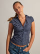 HARLOW HARLOW MARGO BUTTON UP - NAVY - Boathouse