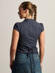 HARLOW HARLOW MARGO BUTTON UP - NAVY - Boathouse